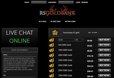 RSGoldbank Screenshot