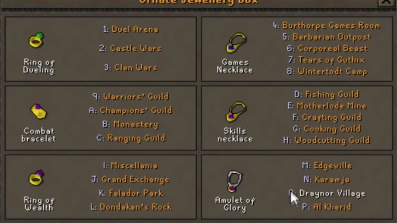 Making that Gold Bracelet An OSRS Jewelry Guide Only4RS Comparing